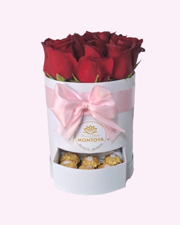 Box de Rosas y Chocolates - Imagen 2